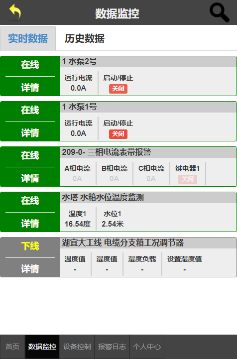 水產設備連接手機的平臺的說明